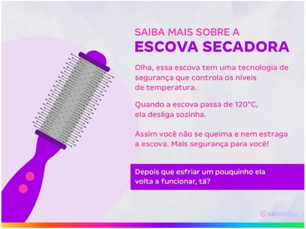 Escova Secadora Mondial ES-02-BI 1200W - Bivolt - Imagem 4