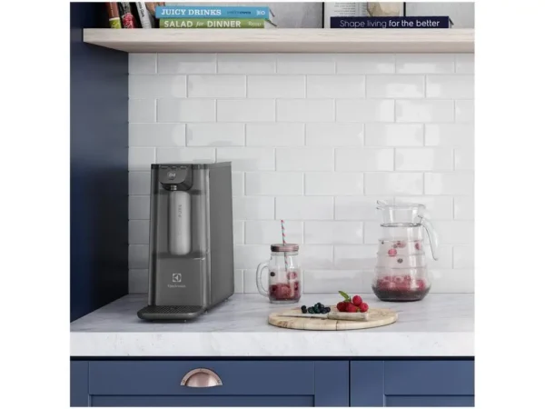 Purificador de Água Electrolux de Mesa Cinza Acqua Pure4x Água Gelada e Natural PE12G - Bivolt - Imagem 4