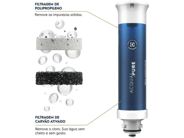 Purificador de Água Electrolux de Parede e Mesa Eletrônico Preto Efficient PE15P Água Gelada e Natural - Bivolt - Imagem 2