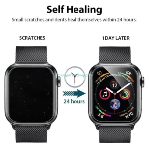 E74D for Apple-Watch7 41/45mm Protective Film Full-screen Curved Surface TPU for Hd f